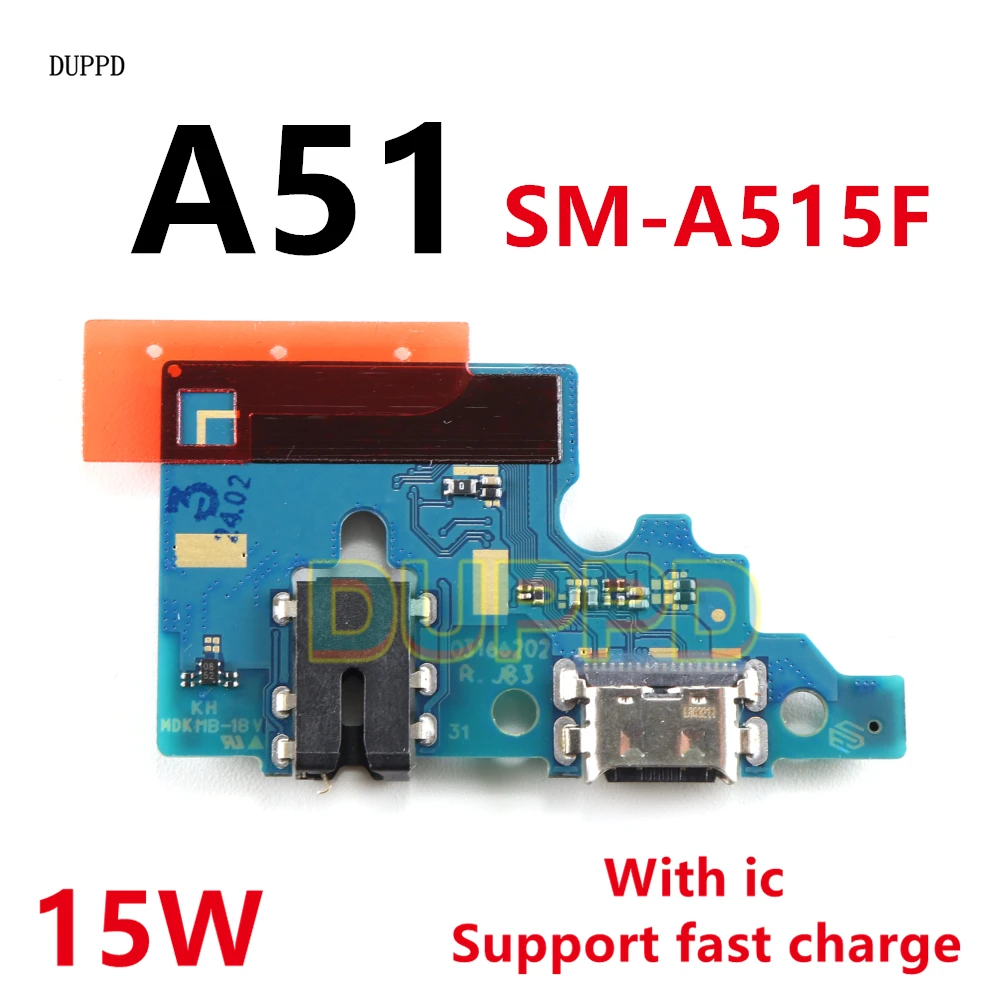 Fast Charger Charging Port Board For Samsung A51 4G A515F A515 Main Motherboard Connect USB Dock Microphone Flex Cable image 3