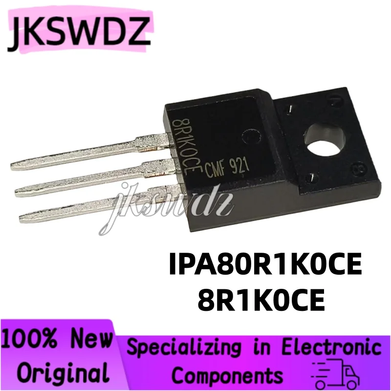 

5/10/50Pcs New Original IPA80R1K0CE 8R1K0CE TO-220F 5.7A/800V N Channel FET in Stock