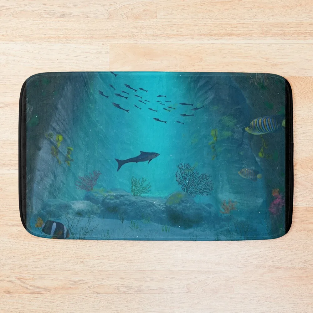 

Underwater World Bath Mat Set Ofs In The Bathroom Foot Bathroom Mat