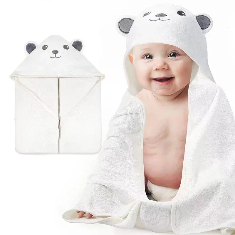 

Coral Fleece Children's Bath Towel Newborn Blanket Hooded Cloak Children's Blanket Shower Towel Hooded Blanket
