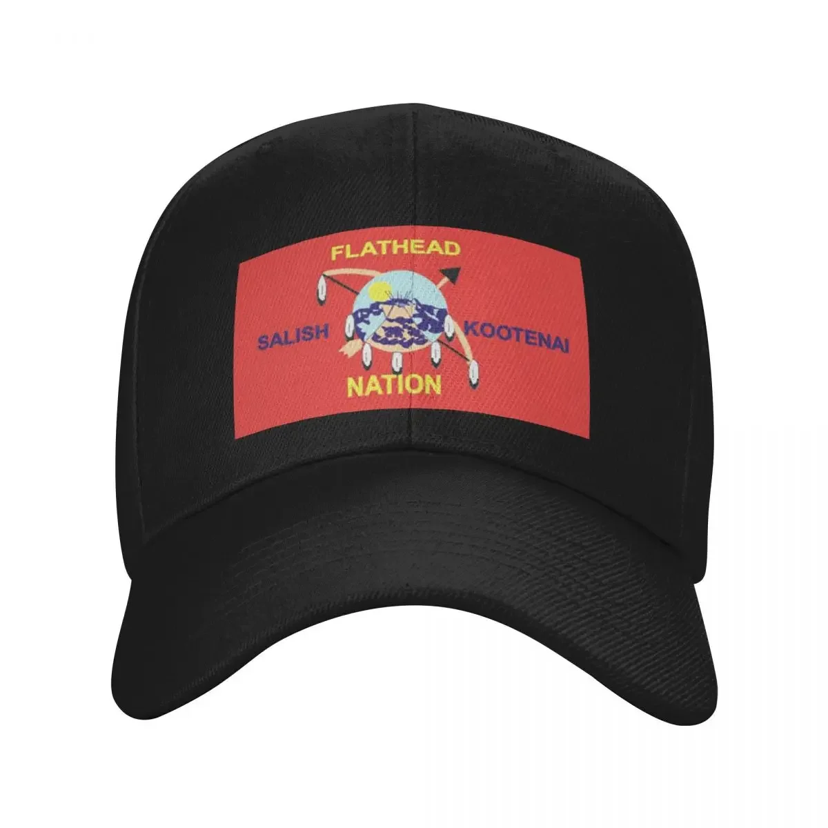 

Flathead Indian Reservation Flag USA Baseball Cap Visor cute Funny hats Men Caps Women's