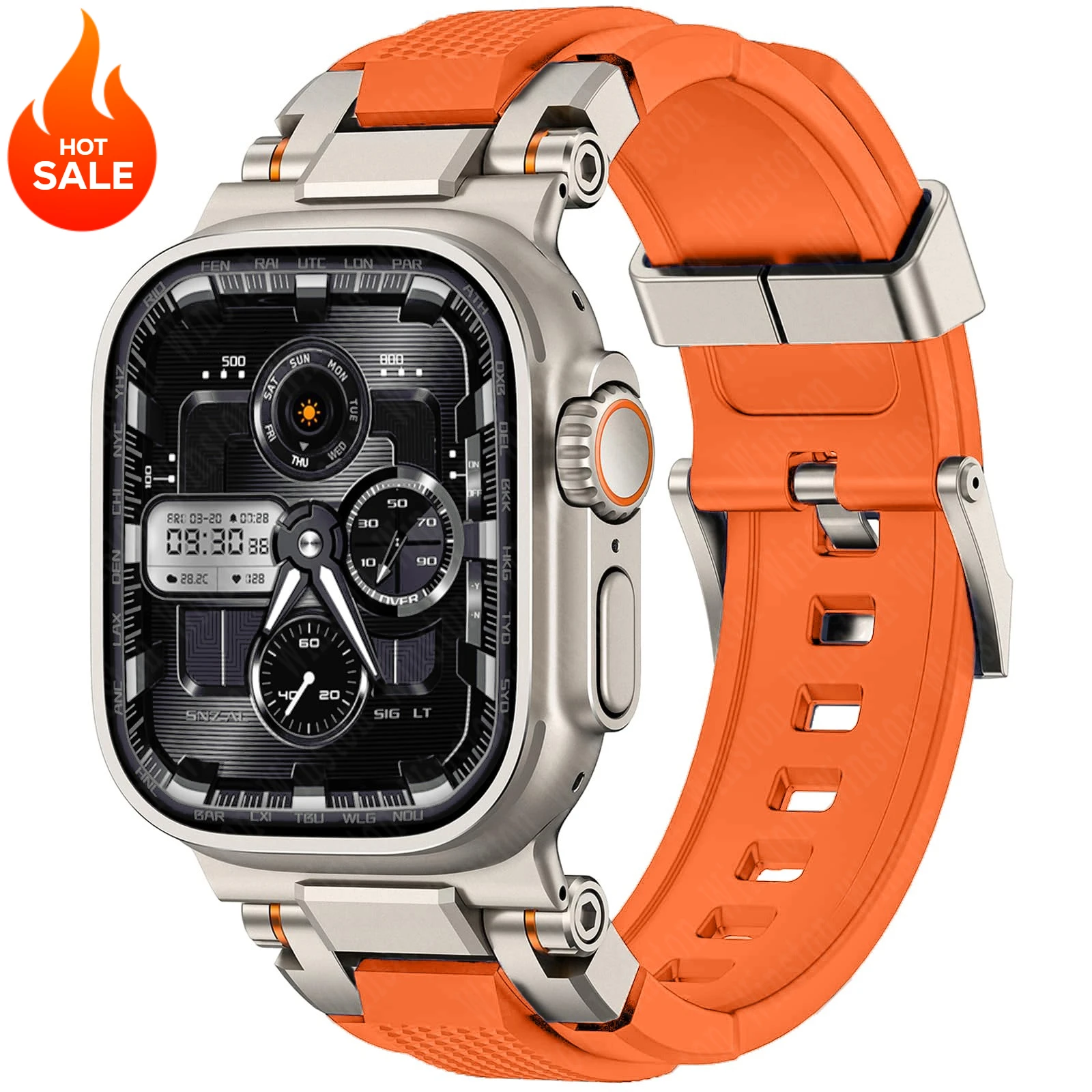 Herren-Sportarmband für Apple Watch Ultra 4 3 2 49mm 46mm 45mm 44mm 42mm Silikonband Armband für Iwatch Serie 12 11 10 9 8 7 6
