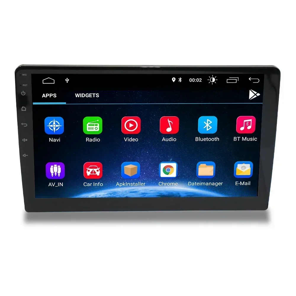 

RDS + DSP 1 + 16 ГБ 10 дюймов Android 2 Din мультимедийный Aux Usb Wifi Bt универсальный Gps автомобильный радиоприемник