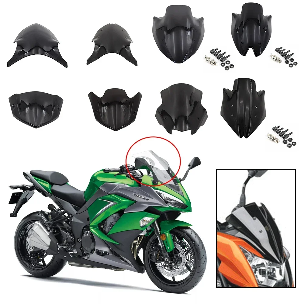 

For Kawasaki Z1000 Z-1000 Z1000SX Z-1000SX Ninja 1000SX 1000-SX 2003-2023 Windshield Windscreen Airflow Wind Shield Deflector