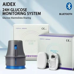 AIDEX CGMS 24h Real-time Blood Glucose Monitoring Scan-free Multilingual System Remote Monitoring Freestyle Libre Aidex Dynamic