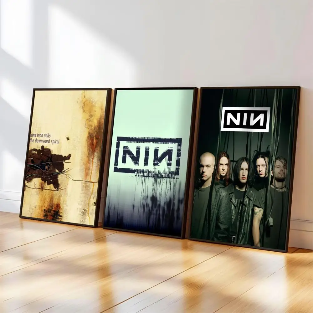 N-Nine Inch N-Nails Poster, Musikalbum-Cover für Zimmer, Leinwandgemälde, Kunstdruck, Heimwanddekoration, Bild, Geschenk