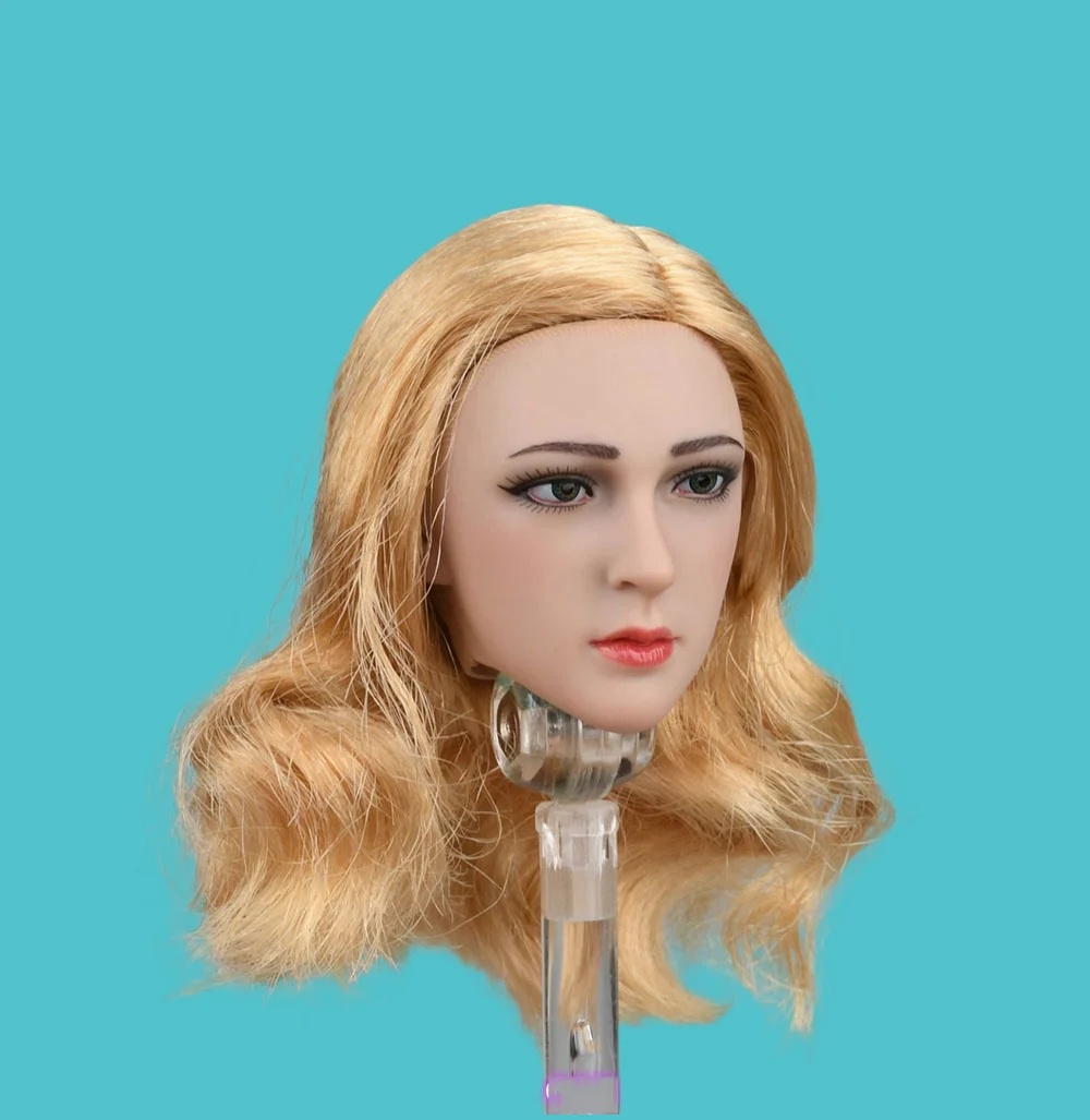 1/6 TBLeague PLLB2023-S53 Piękna Dziewczyna Opalona z Złotymi Włosami, Rzeźbiona Głowa Pasująca do Figurki Akcji 12" TBL PH DIY