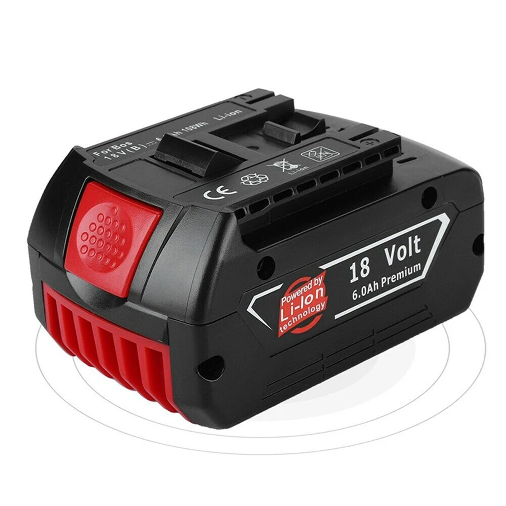 18V 6000mAH DVISI  for Bosch Drill BAT618 BAT609 BAT618G 336 169 GKS 18 V-LI CCS180 FHN180 RHH180 Rechargeable Battery