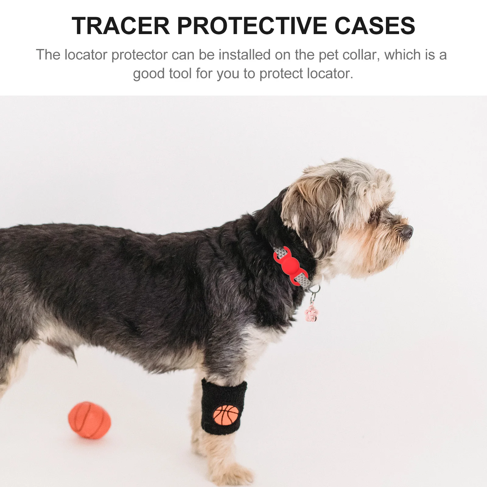 

2Pcs Tracer Protective Cases Simple Design Silicone Covers Shockproof Reliable Protection Tracer Protective Cases