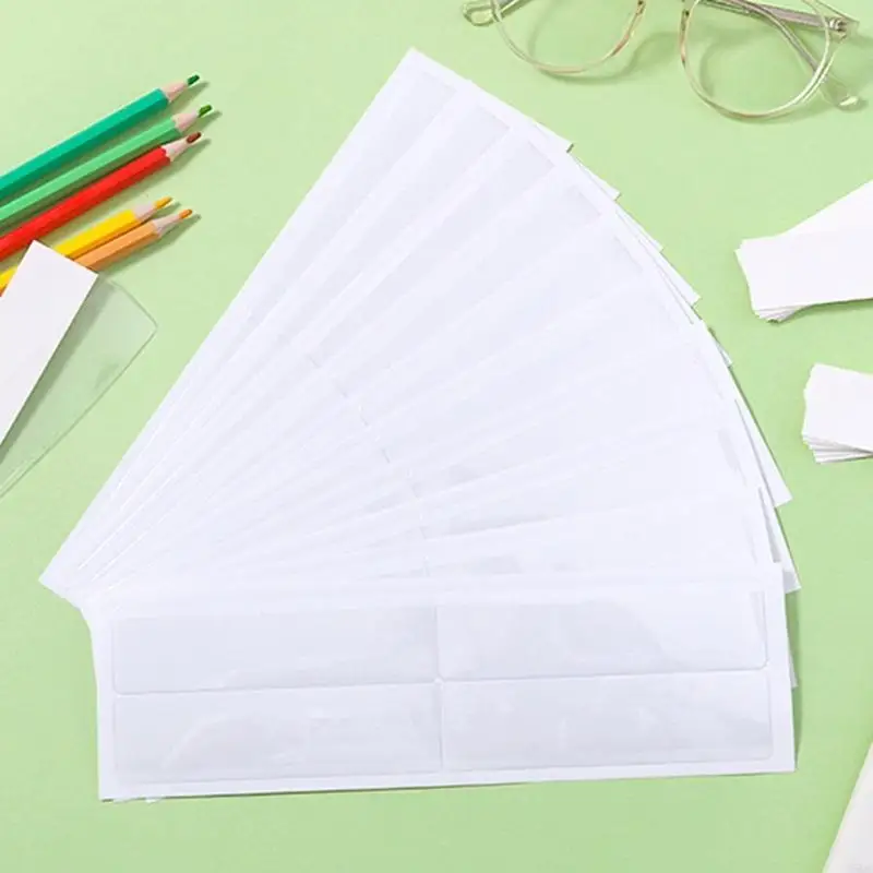 Reusable PVC Clear Label Holders Perfect For Categorizing Items D5QC