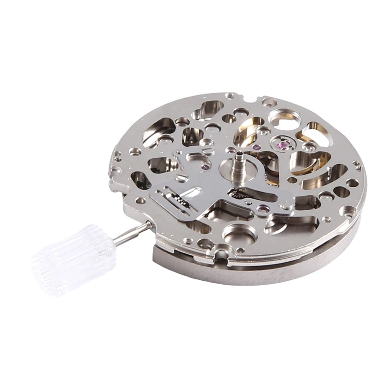 Japan NH70/NH70A Hollow Automatic Watch Movement 21600 BPH 24 Jewels High Accuracy Fit For Mechanical Watches