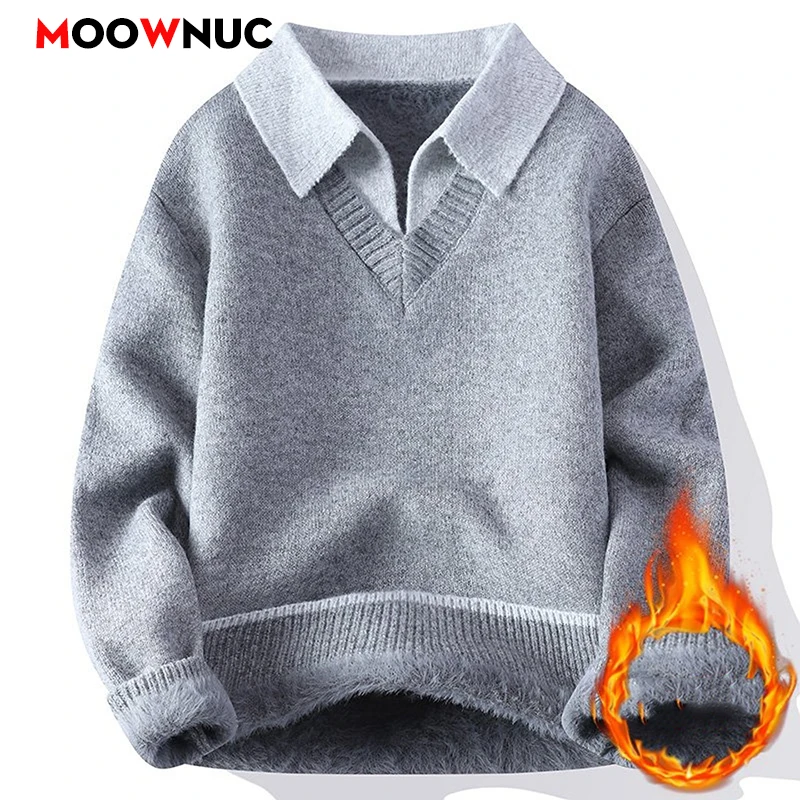 

Pullovers Male Men Clothing Sweater For Men Men's Casual Sweat-shirt Streetwear Knit Spring Autumn Fashion Hombre Warm Solid