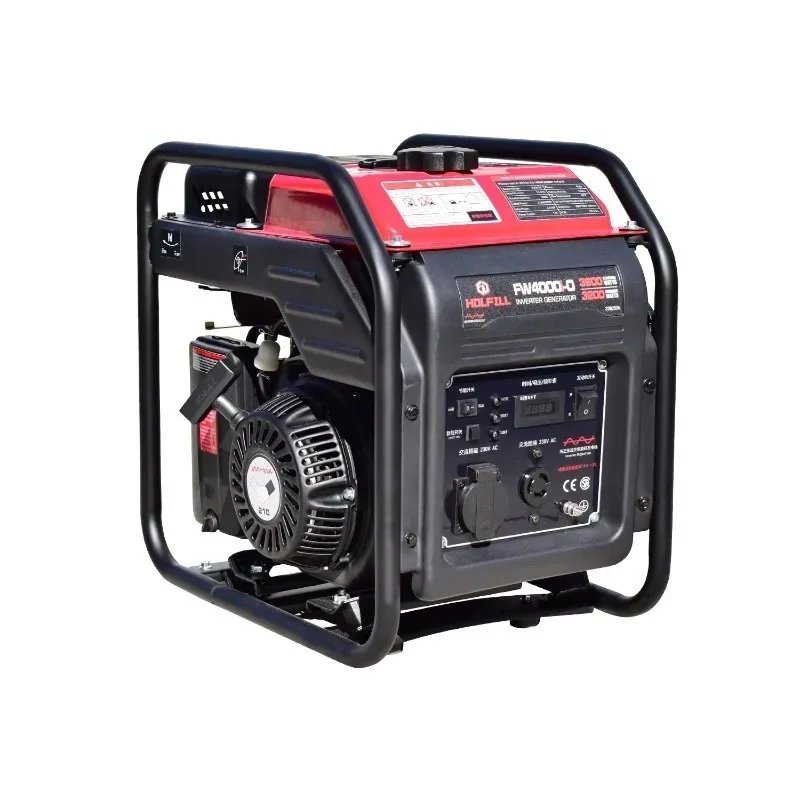 Customized FW4000I-O Portable 3.2KW 230V Inverter Generator For Home Air Cooled Manual Start IP67 50HZ 3600 RPM