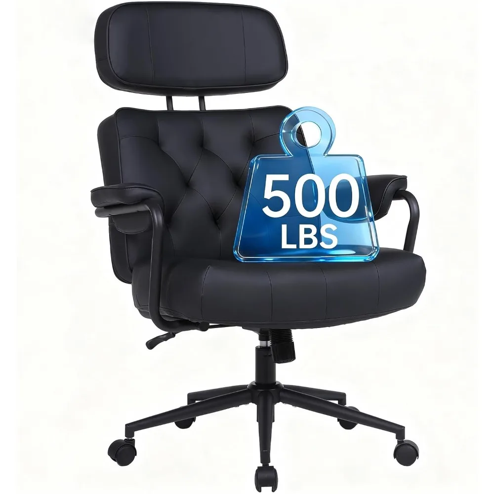 

Прочное компьютерное кресло с высокой спинкой для крупных и тяжелых индивидуальных мероприятий — настольное кресло для руководителей емкостью 500 фунтов