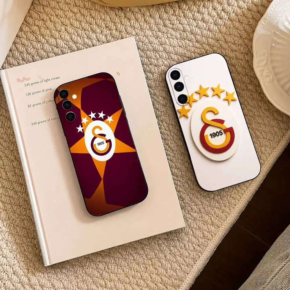 G-Galatasaray S-SK pattern 1905 Phone Case Black Silicone Soft For Samsung A73,A72,A71,A70,A53,A52,A51