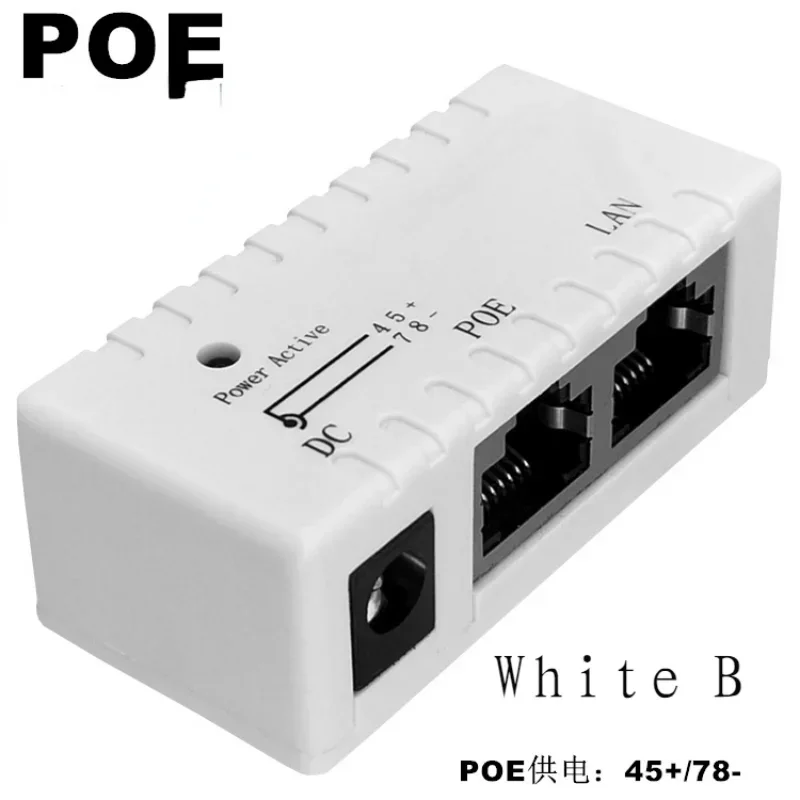 Poe injector100Mbps 5V 12V 24V 48V/1A  Power Splitter for IP Camera POE Adapter Module Accessories