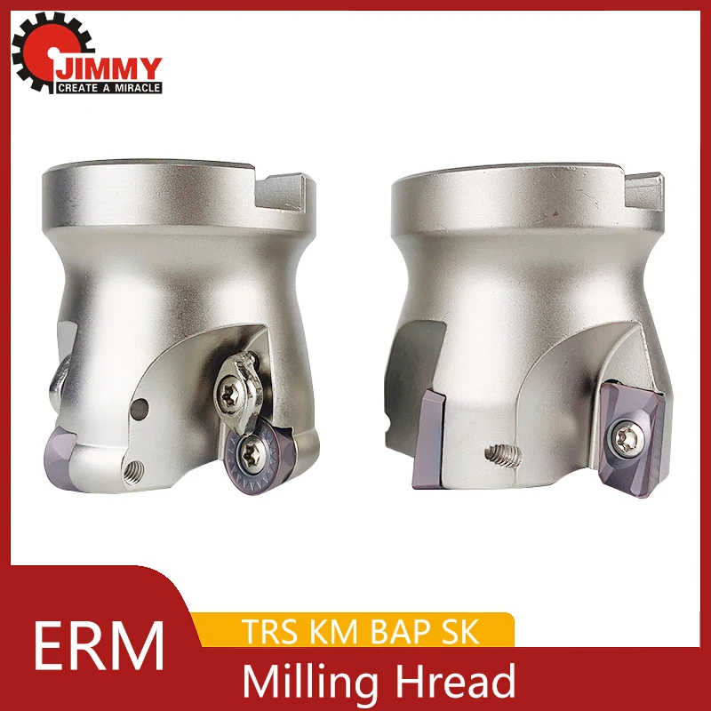 JIMMY EMR 5R EMRW 6R TRS BAP400R Milling Cutter head For RPMT10T3 RPMT1204 RPMT Insert FMB Tool Holder Milling Tools