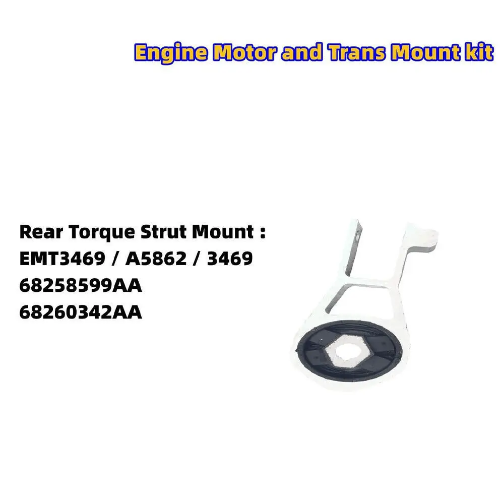 68258599AA,68363755AA,68363756AA 3PCS Montagens de motor para 2015-2020 Jeep Renegade 2.4L L4 Transmissão automática