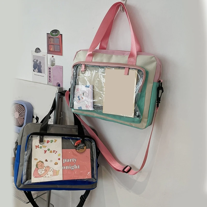 Harajuku Clear Shoulder Bag for Girl Women Transparent Crossbody Bag Dating Bag