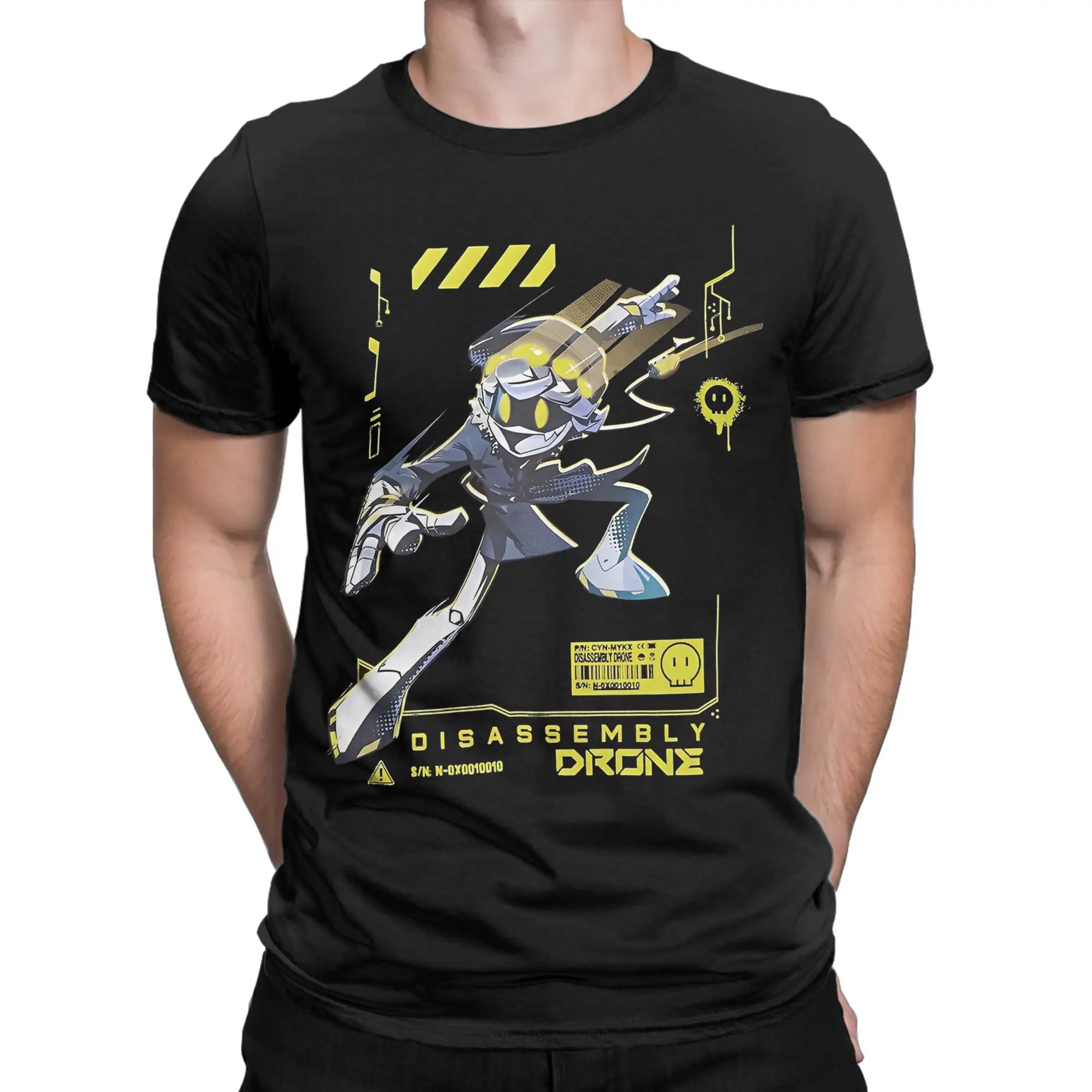Funny Murder Drones N T-Shirt Men Round Neck 100% Cotton T Shirt  Short Sleeve Tees Adult Clothing