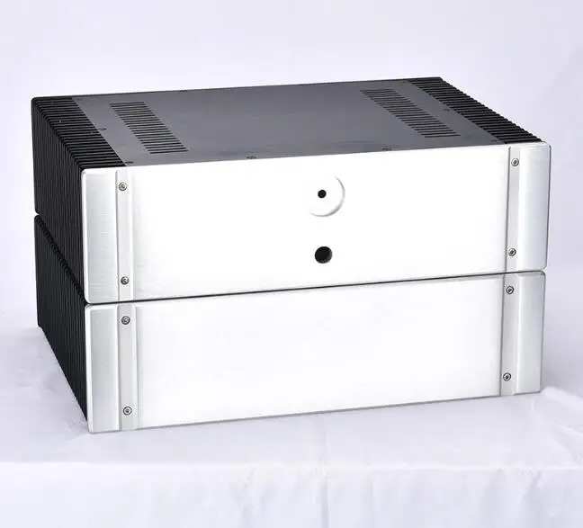 Full Aluminum class A power amplifier home audio amp DIY chassis heatsink case box 430*120*311mm