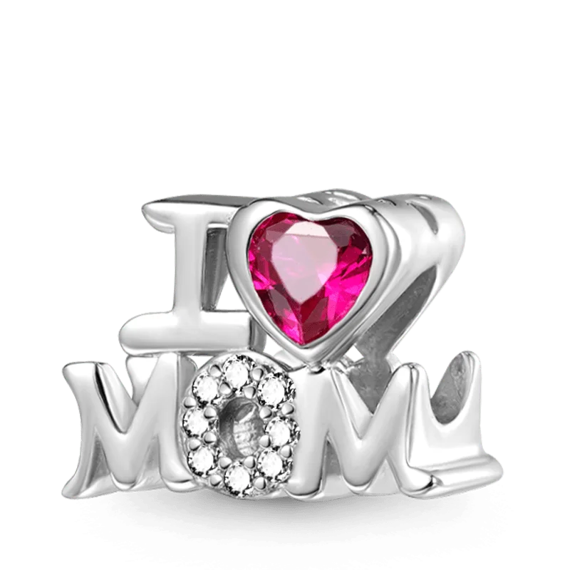 2024 New I Love Your Mother, sisters, Father, Family Charm Pendant, Fitted Original 925 Sterling Silver Bracelet DIY Accessories
