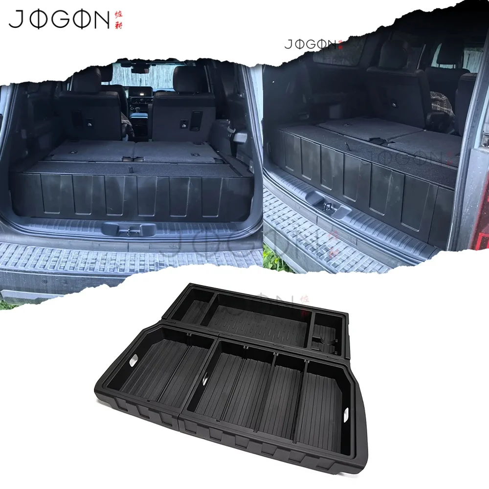 For Toyota LC Prado 250 J250 LC250 2024 2025 5 & 6-Seat Cargo Liner Rear Seat Backrest Trunk Storage Box Cover Trim