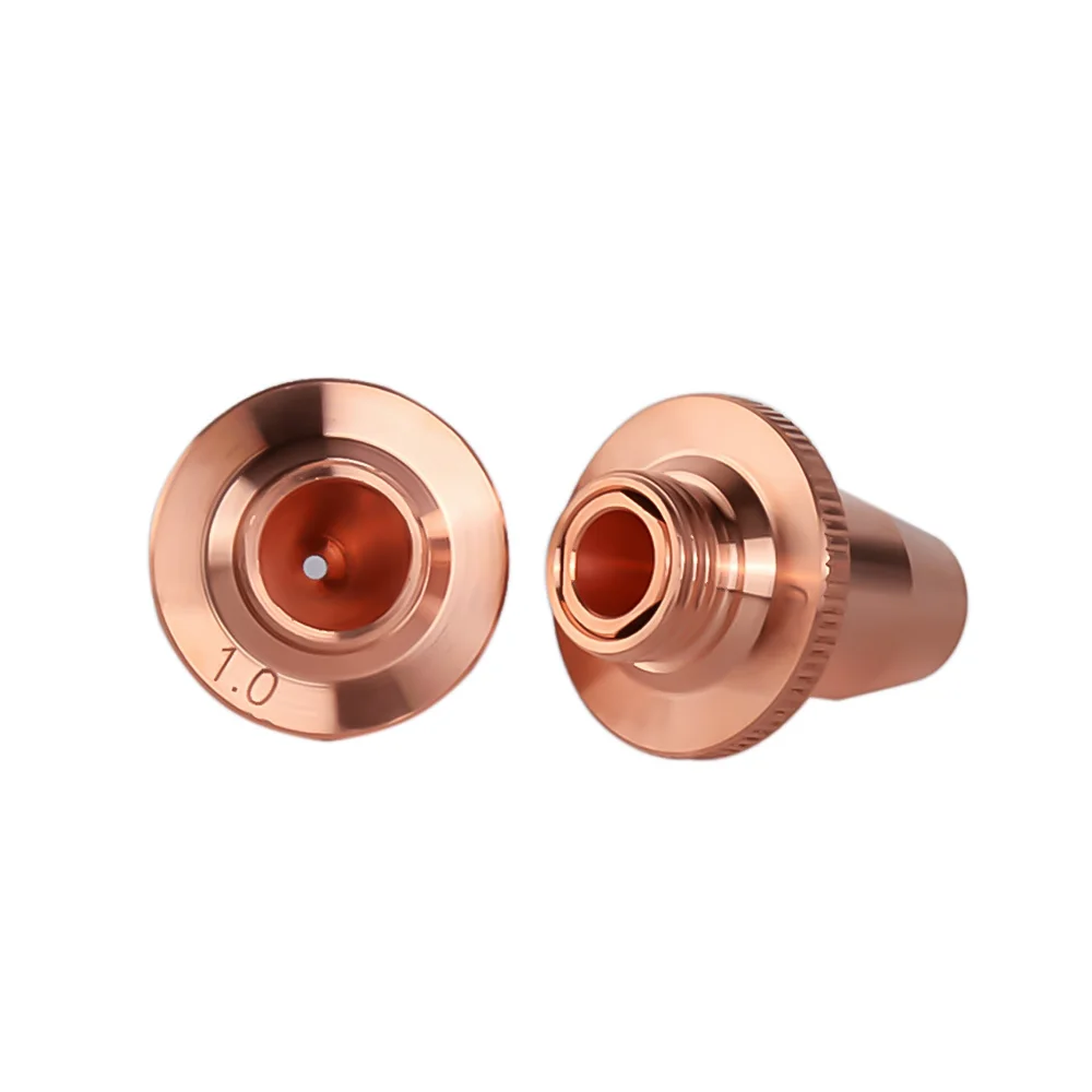 Laser Nozzles 3D Dia.15 M8 H19 Pure Copper for OSPRI High Speed Fiber Laser Cutting Machine Parts FSN08 LC Series Consumable