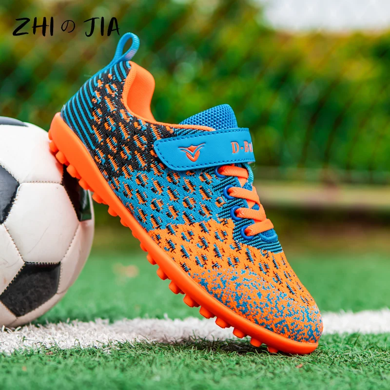 

New Children's Football Shoes Youth Outdoor Grass Professional Competition Training Sneaker Fashion Casual Shoes 30-39