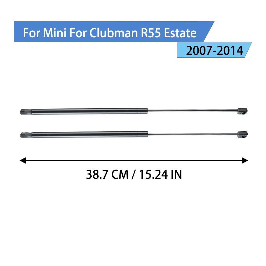 2pcs Gas Struts Rear Door Tailgate for Mini for Clubman R55 2007-2014 OE: 51247167442 Estate