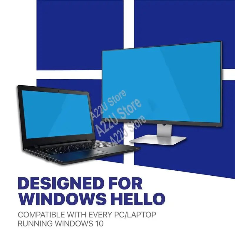 

Горячий USB-считыватель отпечатков пальцев FIDO U2F портативный ключ безопасности для Windows Hello противоскользящий скоростной соответствующий ключ безопасности