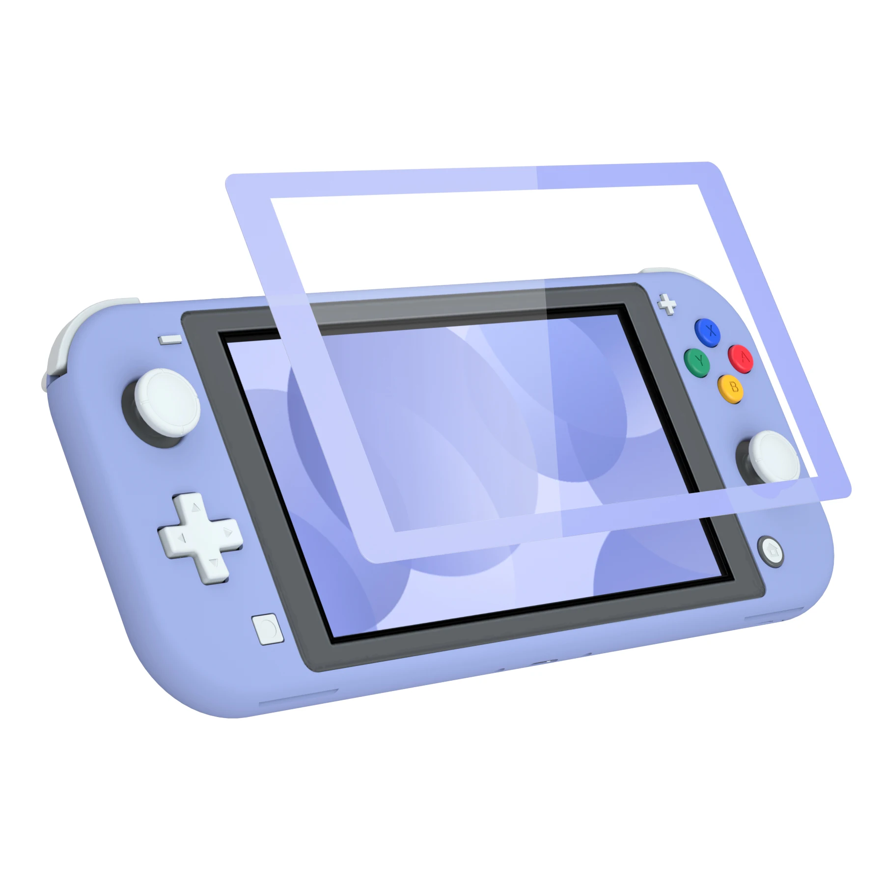 EXtremeRate-Juste de remplacement pour Nintendo Switch Lite, DIY, Violet