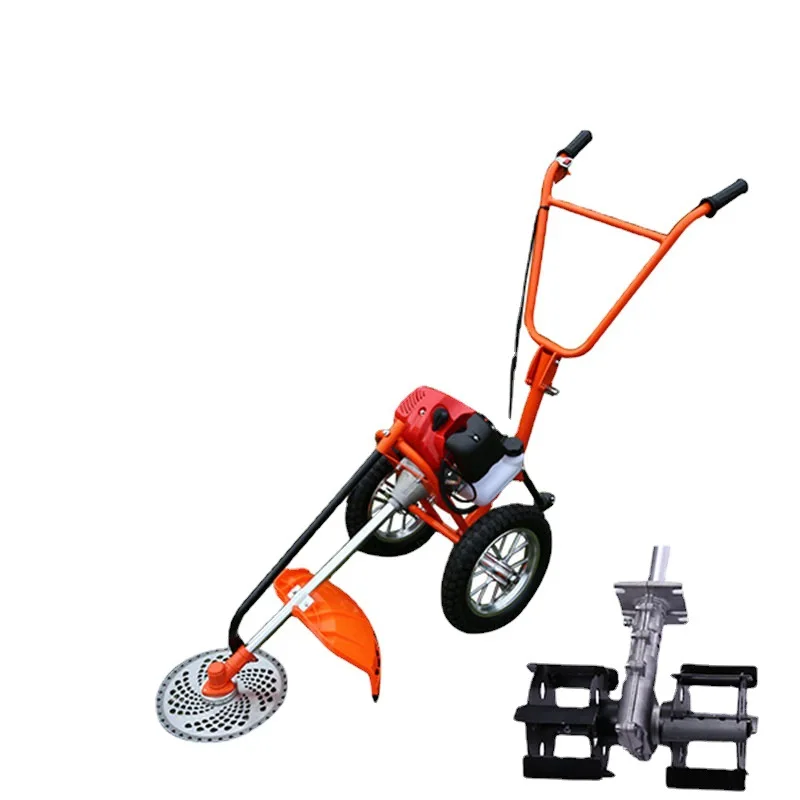 Hot（2026）The Best Agricultural Hand Push Four-Stroke Lawn Mower Agricultural Orchard Ripper Agricultural Tiller Mini Power Culti