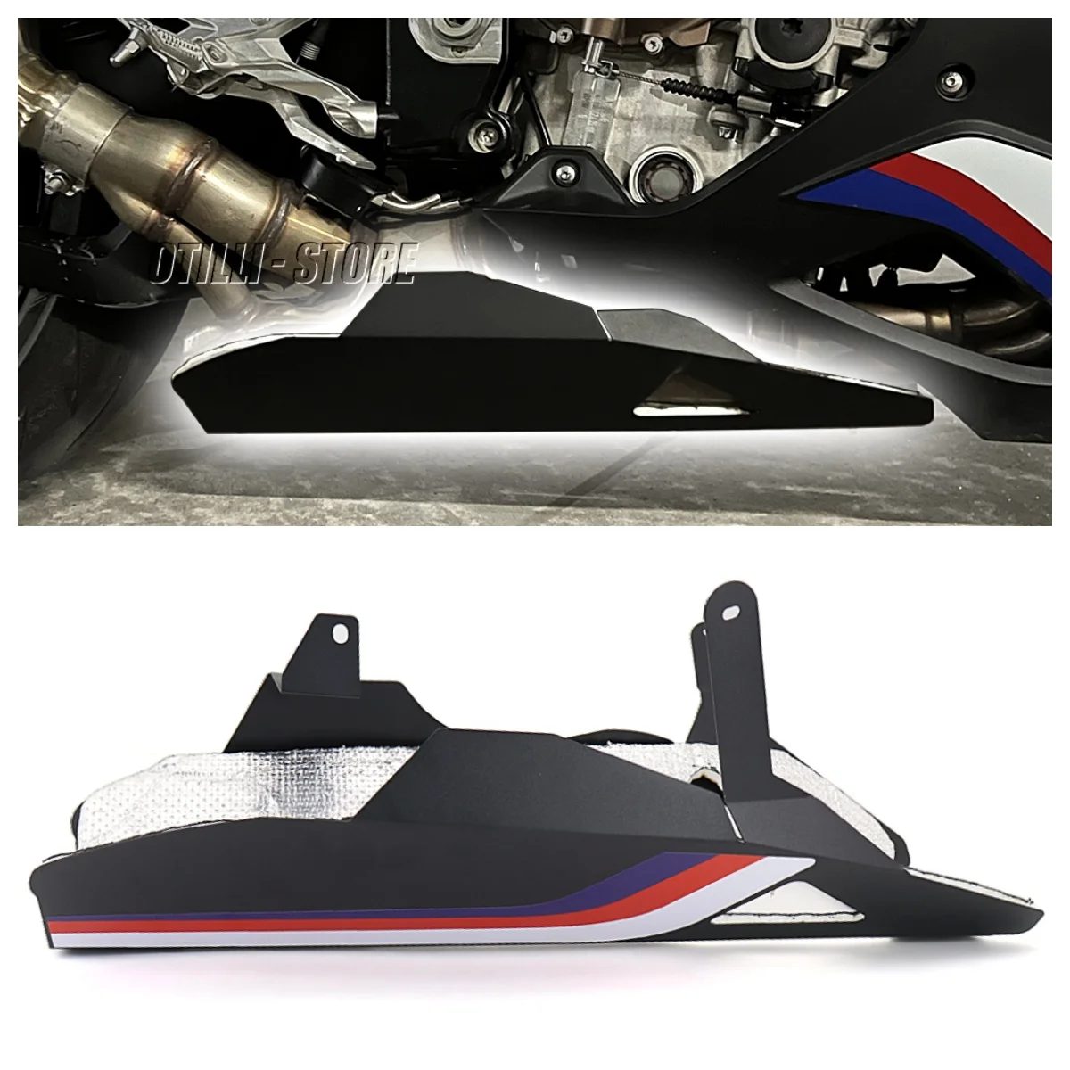 

For BMW M1000RR S1000RR S1000 M 1000RR Motorcycle Aluminum Engine Chassis Guard Exhaust Protective Cover Frame Bottom Fairing