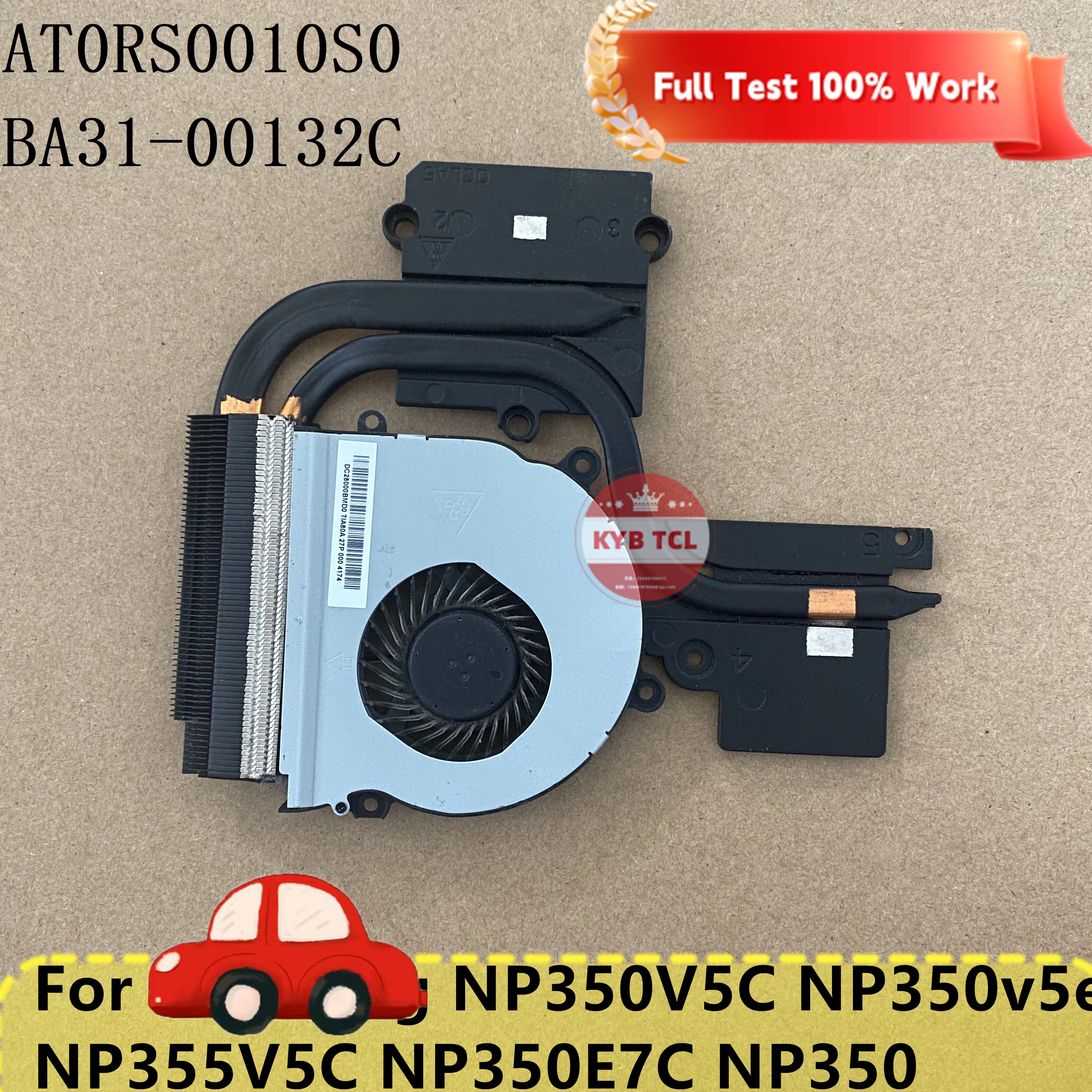 AT0RS0010S0 BA31-00132C ноутбук для Samsung NP350V5C NP350v5e NP355V5C NP350E7C NP350 Вентилятор охлаждения процессора ноутбука или радиатор