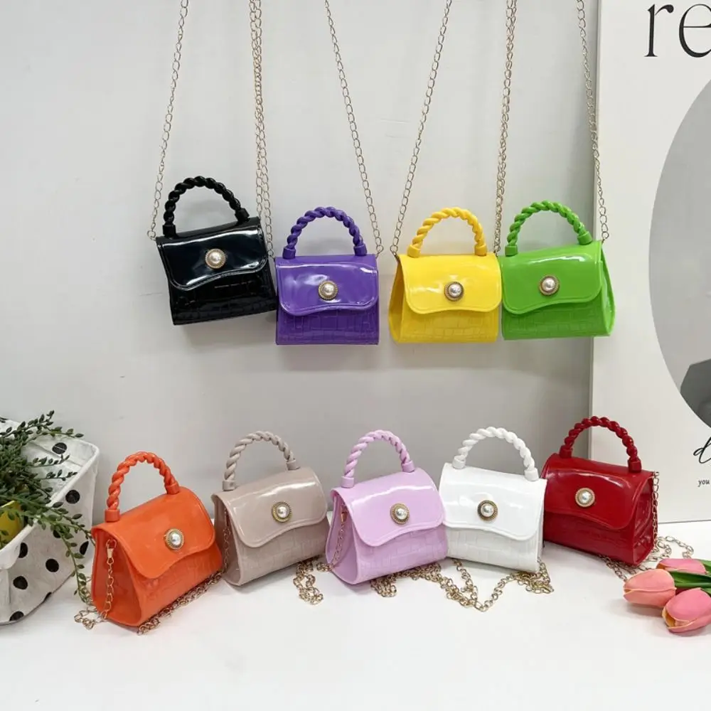 Children Summer Crossbody Bag New Fashion Girl Mini Jelly Handbag Little Girl Coin Purse Shoulder Bag