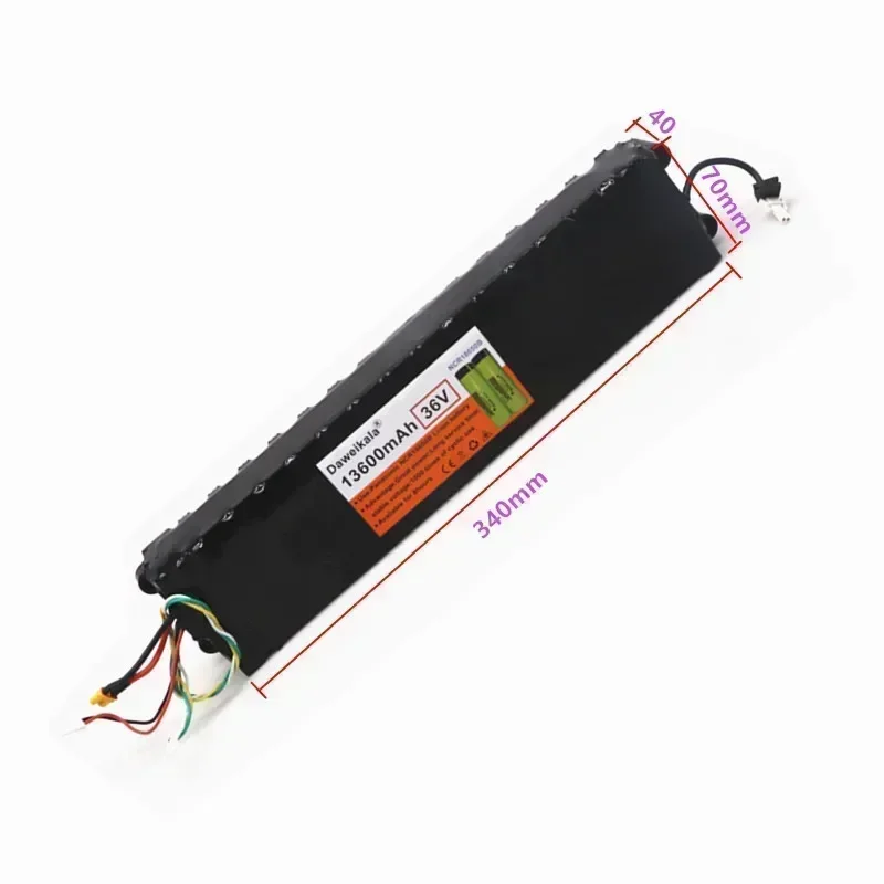 DAWEIKLAL,Batterie spéciale pour  M356 Pro,d'origine, 36V, 13,6 Ah, 13600mAh, 65km d'autonomie, outil souhaits Fit