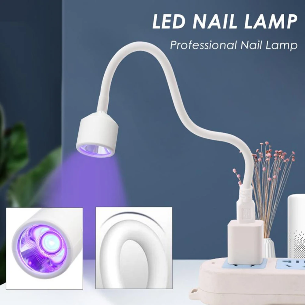 Mini suszarka do paznokci Uv Led Lampka do paznokci Składane lampy utwardzające Lampka biurkowa do paznokci Żel do paznokci Szybkoschnąca suszarka do paznokci Manicure