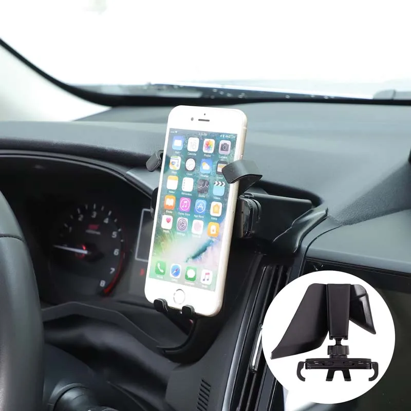 

1piece set ABS black For Subaru Forester 2019-2024 Subaru XV 2018-2022 car dashboard side mobile phone holder Car accessories