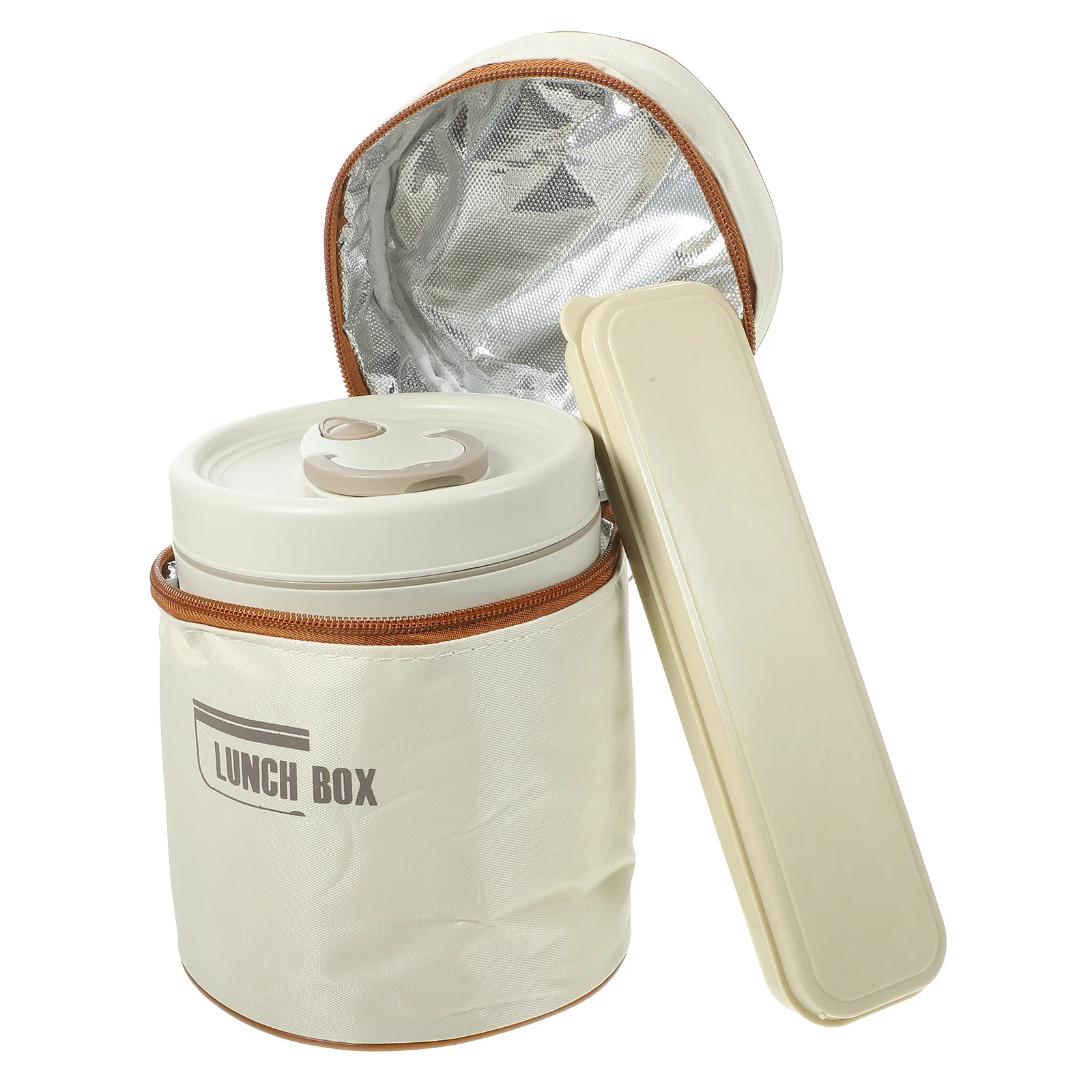 

1Set Stainless Steel Portable Soup Bowl Insulated Reusable Bento Box with Lid for Hot Cold Food Cereals Noodles Salads Snacks