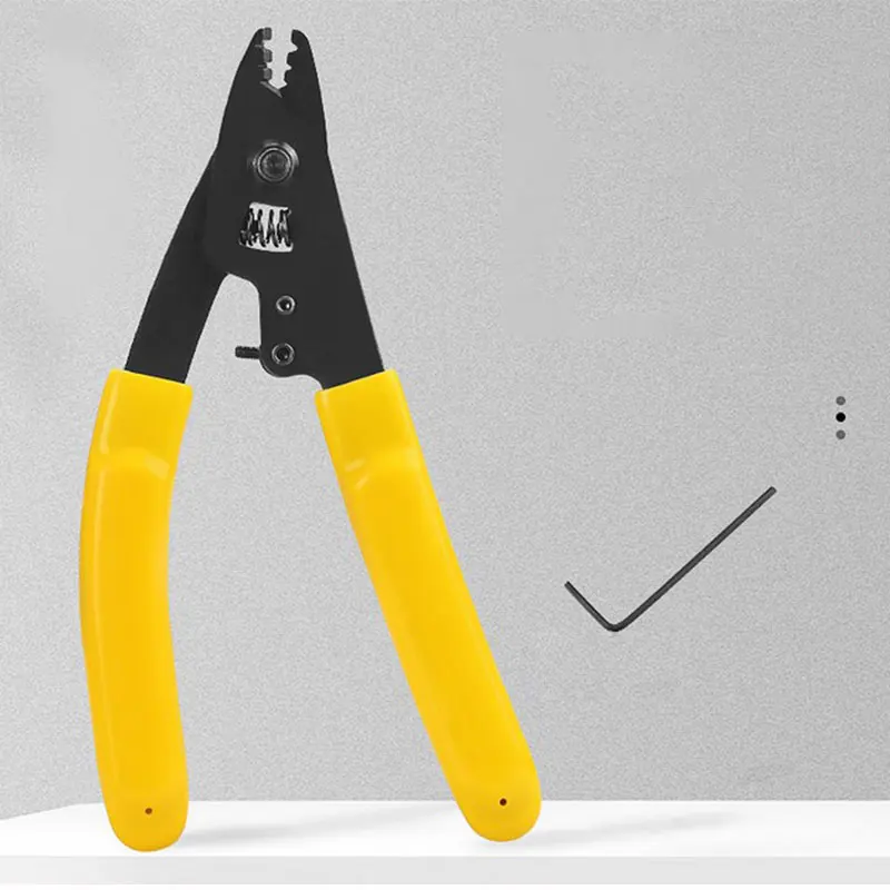 CFS-3 Three-port Fiber Optical Stripper Pliers Wire Strippers for FTTH Tools Optic Stripping Plier Tool