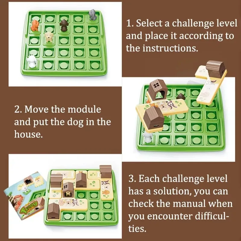 Children Toys Logical Thinking Training Board Game Maze Puzzles Travel Activities Educational Toys Parent-Child Interactive Game