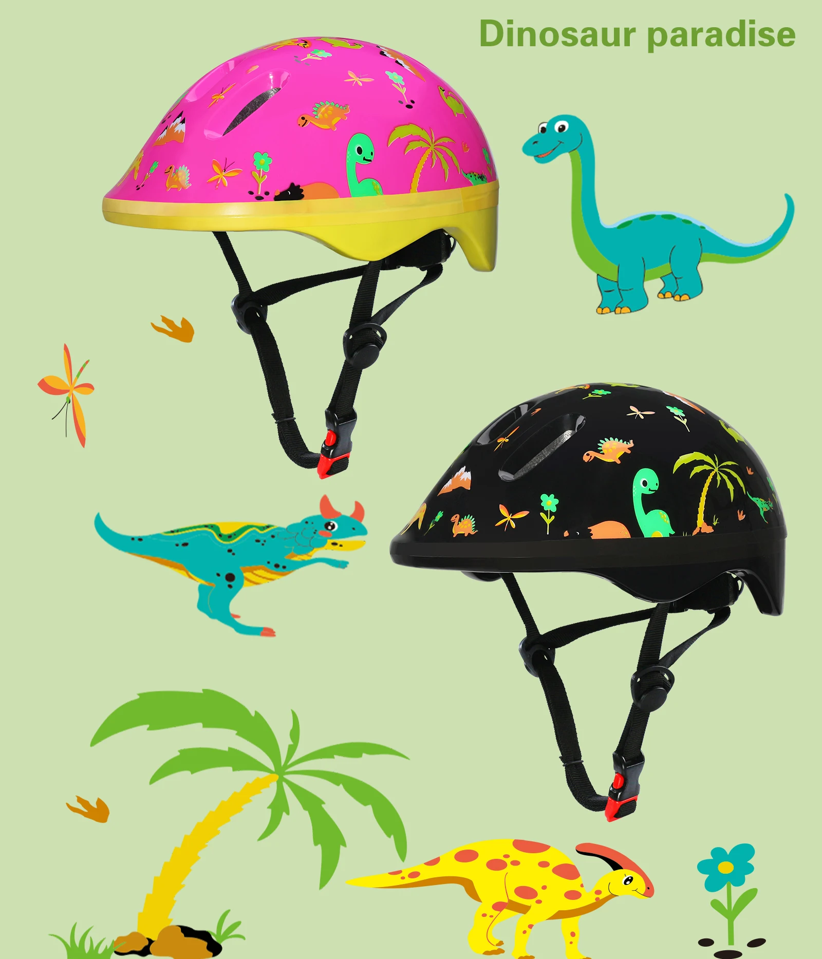 Fahrrad-/Skateboard-Helm für Kinder, verstellbarer Helm, Kleinkind-Kinder im Alter von 2–9 Jahren, Jungen und Mädchen, Multisport-Sicherheits-Radfahren, Skaten. – Detail 3