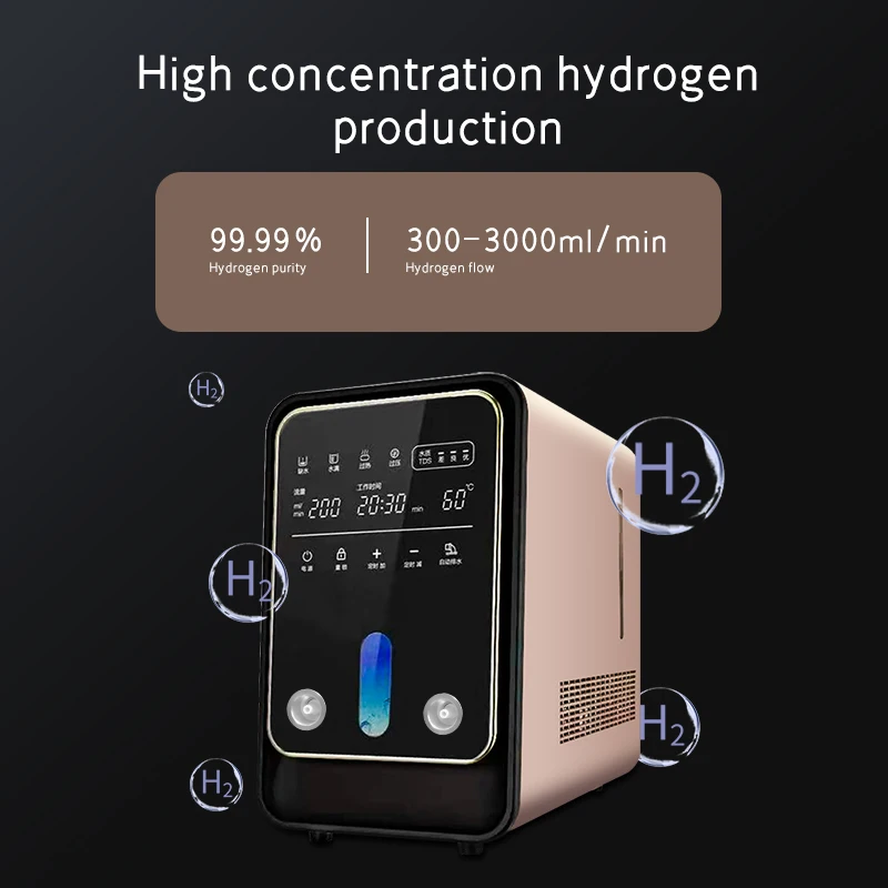 Hydrogen alkaline water bottle Inhalation Machine used at home and clinic HX-2000