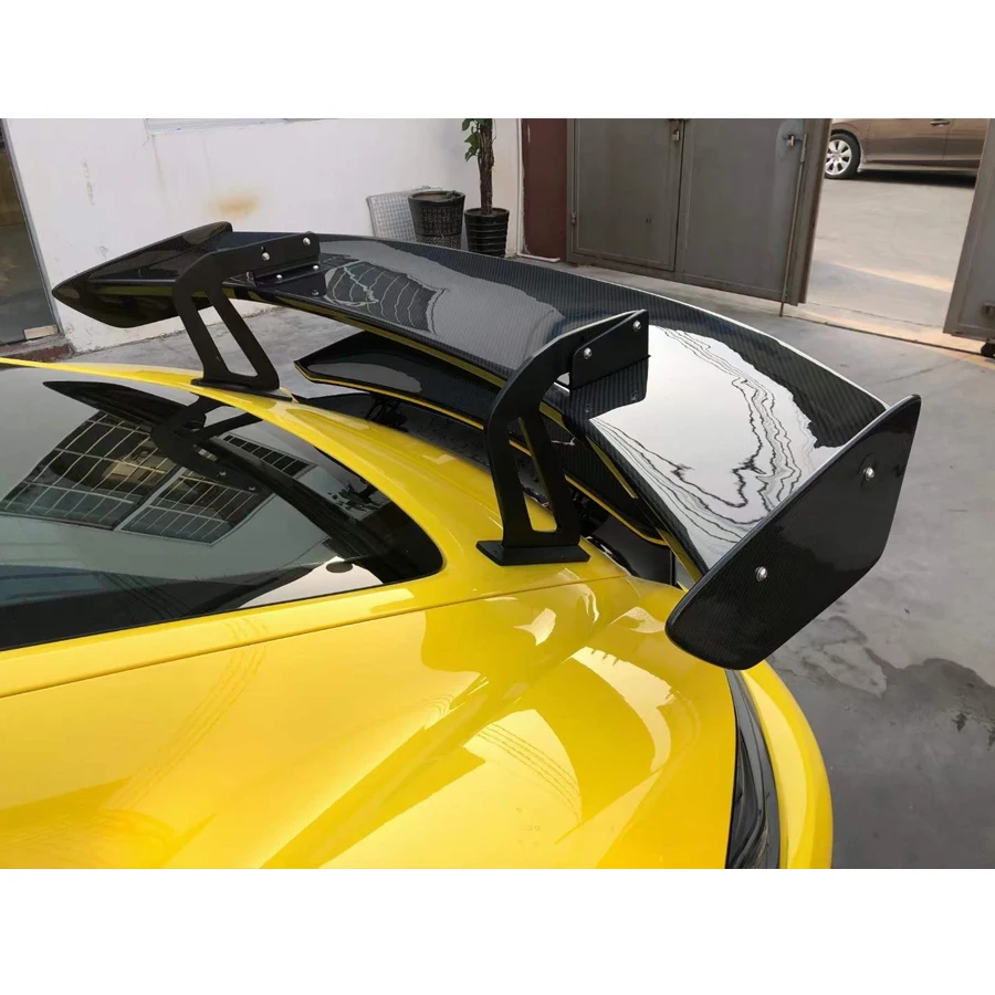 Carbon Fiber Rear Trunk Spoiler Rear Wing Tail Wing For Porsche Cayman 718 987 997 981 Boxster 2010-2021 Body kit GT Style