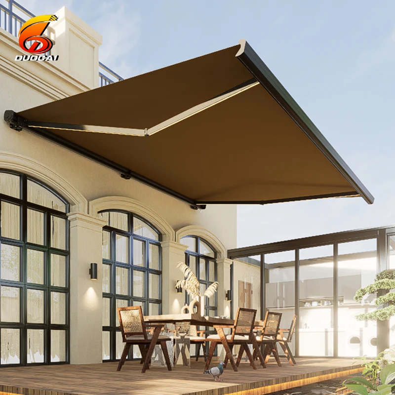 

Wall Mount Attractive Price Sun Shade Electric Sun Shade Aluminum Roof Awning Folding Arm