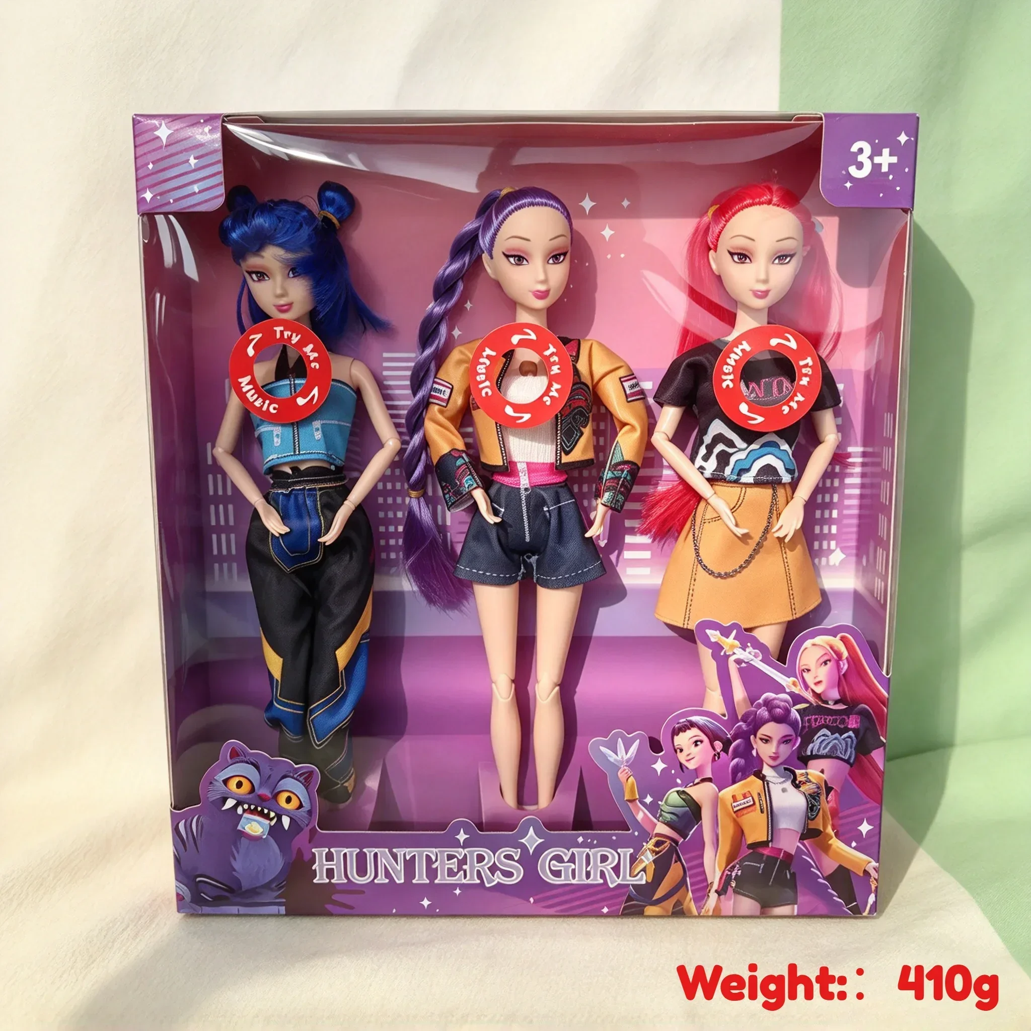 2026 Hot Music Style Kpop Anime Figure Rumi Mira Zoey Action Figure Cosplay Doll Cute Gift for Kids Birthday Gifts