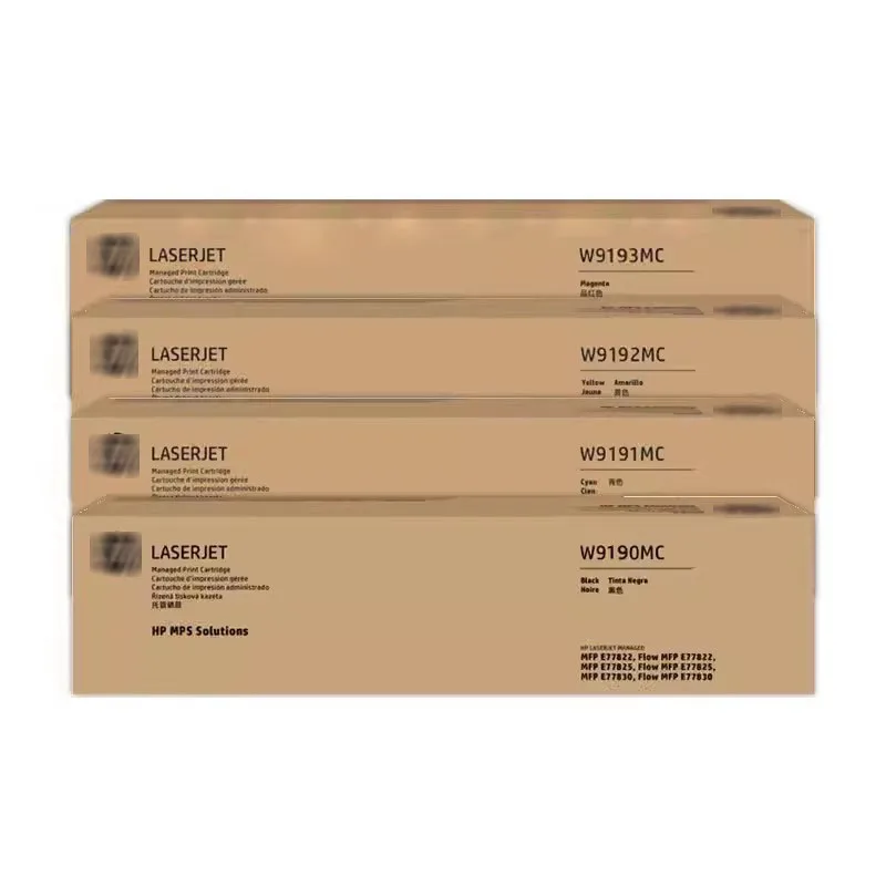 

Original New Toner Cartridge for HP MFP E77822 E77825 E77830 W9044 W9190MC W9191MC W9192MC W9193MC