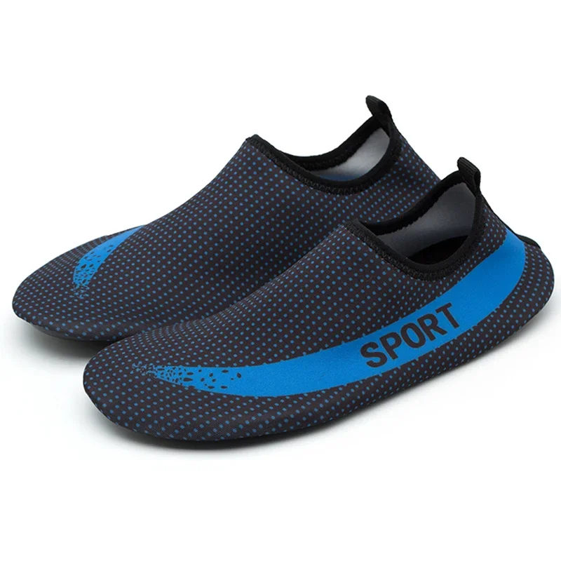 Men Women Swimming Upstream Sneaker Quick Dry Light Yoga Aqua Shoe Striped Colorful Beach Sock Barefoot Shoes Unisex Water Shoes