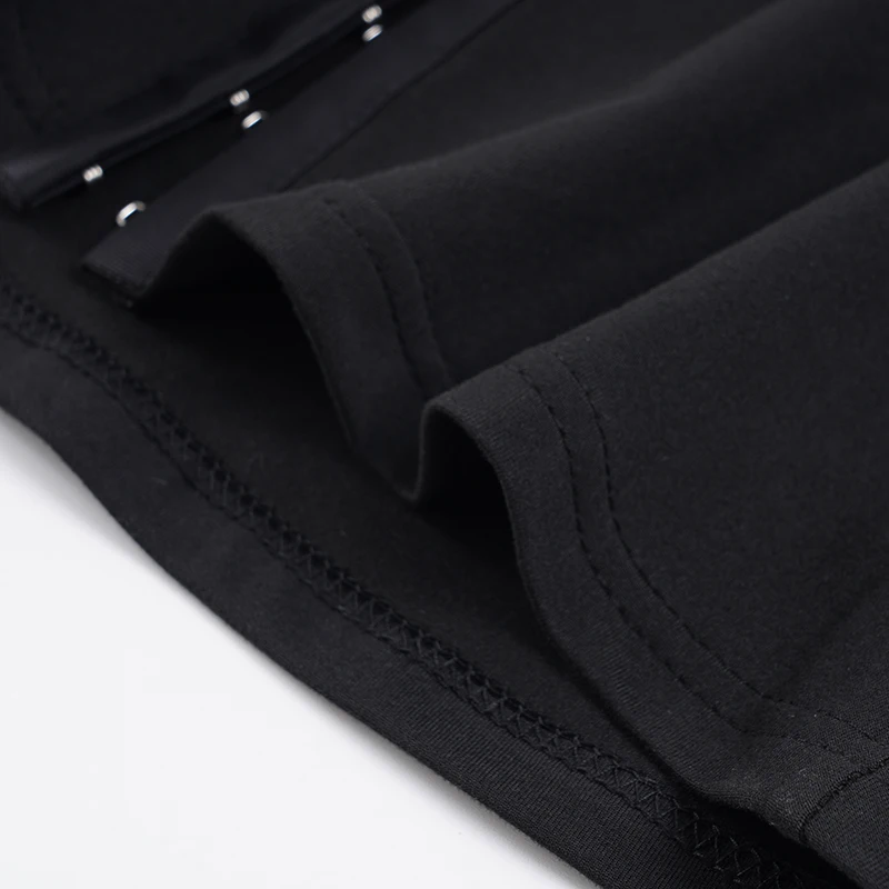 SUCHCUTE Y2K Slim T-Shirt mit Knopfleiste vorne, einfarbig, kurzärmelig, für Damen, zum Ausgehen, lässig, ästhetisches Crop-Top für den Sommer – Detail 13